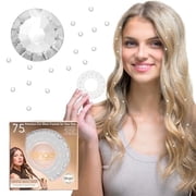 blinger  Crystal Women Refill Pack | 75 Hair Safe Glass Crystals for Everyday Glam | Crystal 4 mm | Gem Stamper Not Included