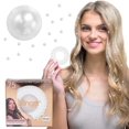 thumbnail image 1 of blinger® Crystal Women Refill Pack | 75 Hair Safe Glass Crystals for Everyday Glam | Pure White Pearls 5 mm | Gem Stamper Not Included, 1 of 9