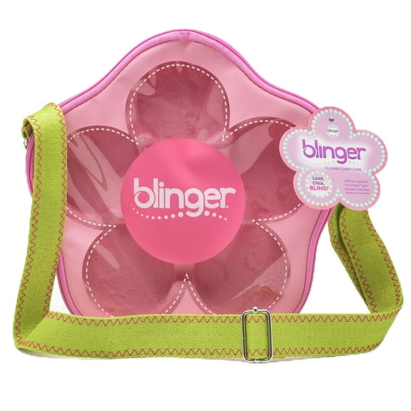 blinger Flower Carry Case | Stylish Organizer for Gem Stamper & 225 Gems - product Not Included