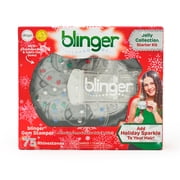 blinger   Jolly Collection Hair Gem Stamper with 75 Shimmering Gems | Limited Edition Fun Hair Jewelry for Girls & Women | Perfect for New Year Looks, Birthdays, Dress-Up & Everyday Glam