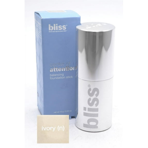 bliss Center of Attention Balancing Foundation Stick, Ivory (n) .52oz