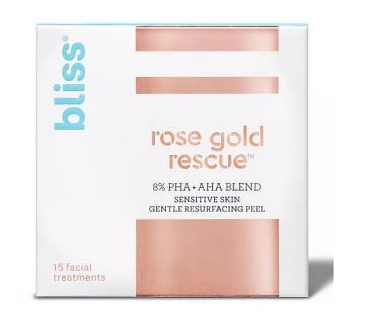 Rose Gold Rescue Overnight Exfoliating Peel Pads for Sensitive Skin