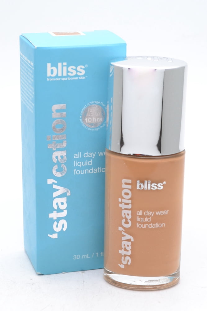 bliss 'Stay'cation All Day Liquid Foundation, Almond 1 fl oz