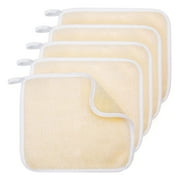 blocloalo Bathroom Products 5 Pack Exfoliating Face And Body Wash Cloths Towel Soft Weave Bath Cloth Exfoliating Scrub Cloth Massage Bath Cloth For Women And Man