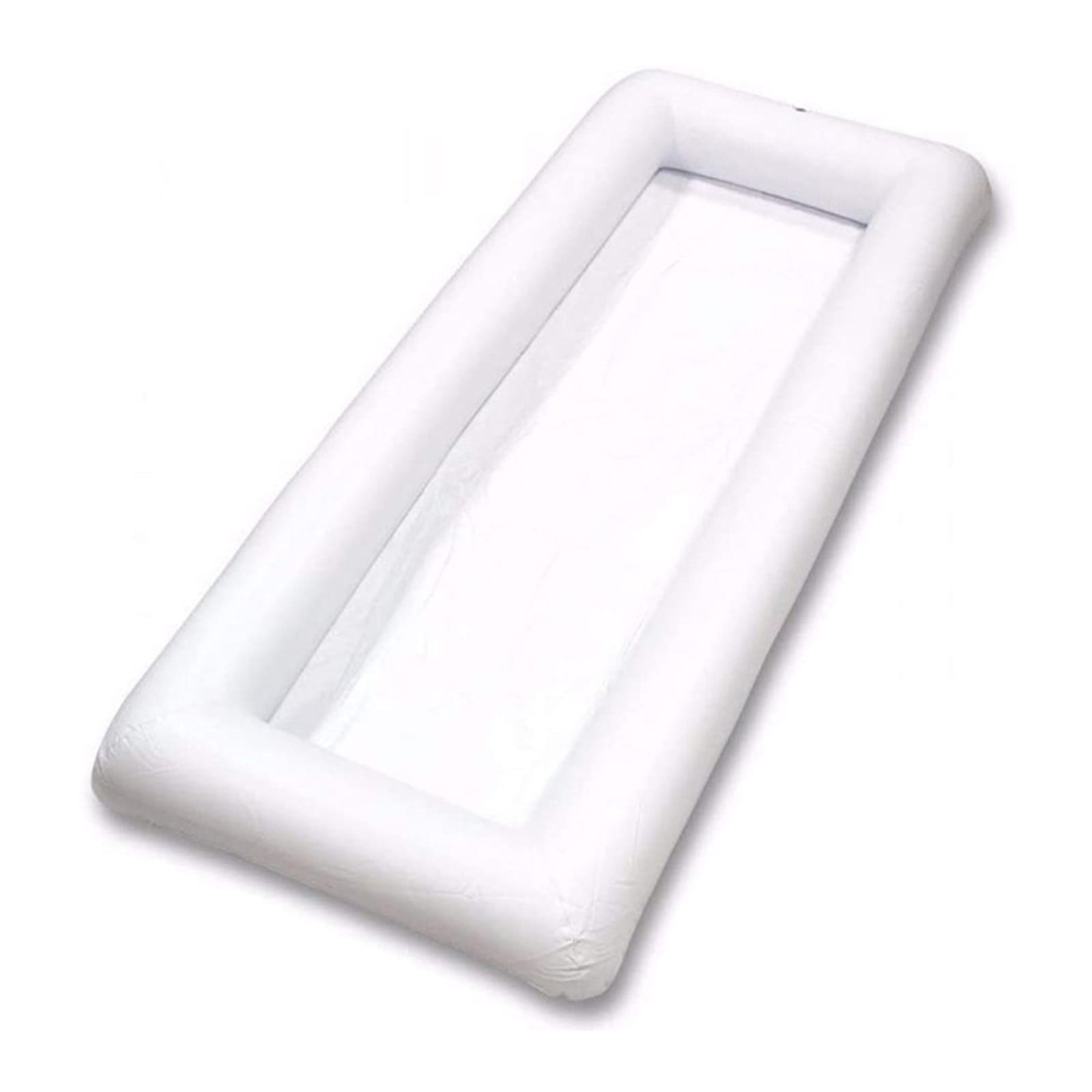 blocloalo Camping & Hiking Inflatable Ice Bar Ice Bucket PVC Outdoor Buffet Table Ice Bucket For