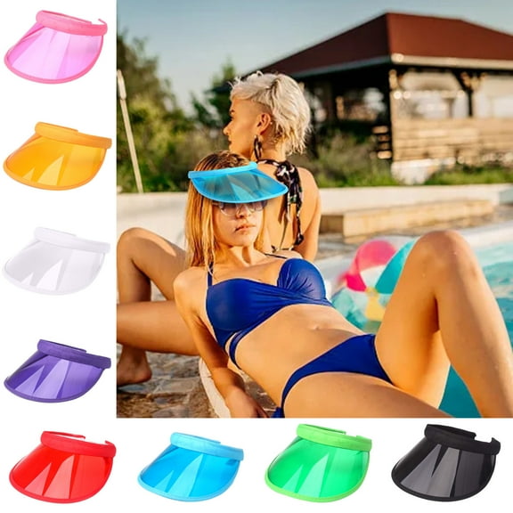 blocloalo Sports Safety Summer Unisex Visor Hat Plastic Transparent Protective Cap Suitable For Sports Outdoor Activities Sun Shade Cap