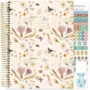 bloom daily planners 2024-25 Hard Cover Planner, 8.5" x 11", Butterfly Garden