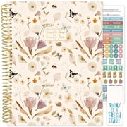 bloom daily planners 2024-25 Soft Cover Planner, 8.5" x 11", Butterfly Garden