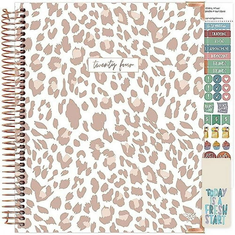 bloom daily planners 2024 Hardcover Calendar Year Goal & Vision Planner  (January 2024 - December 2024) - Monthly/Weekly Column View Agenda  Organizer 