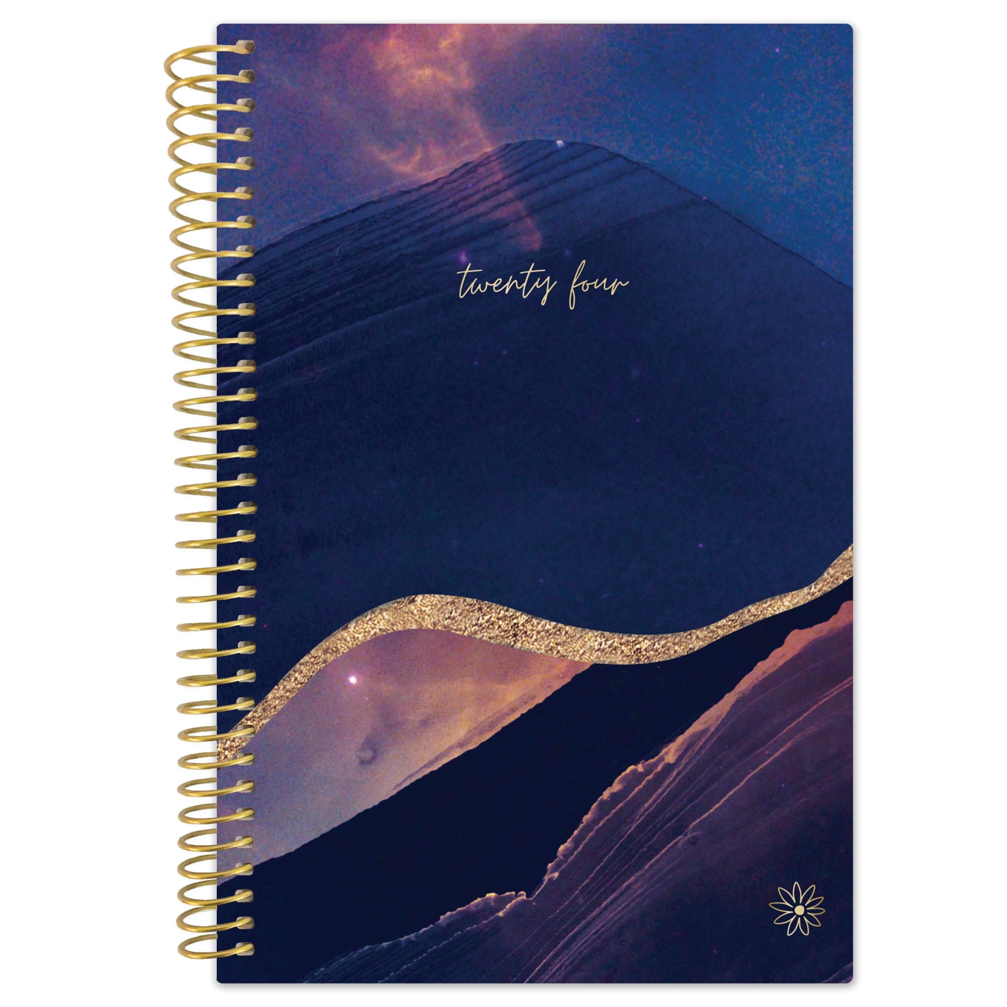 bloom daily planners 2024 Soft Cover Planner, 4" x 6", Midnight