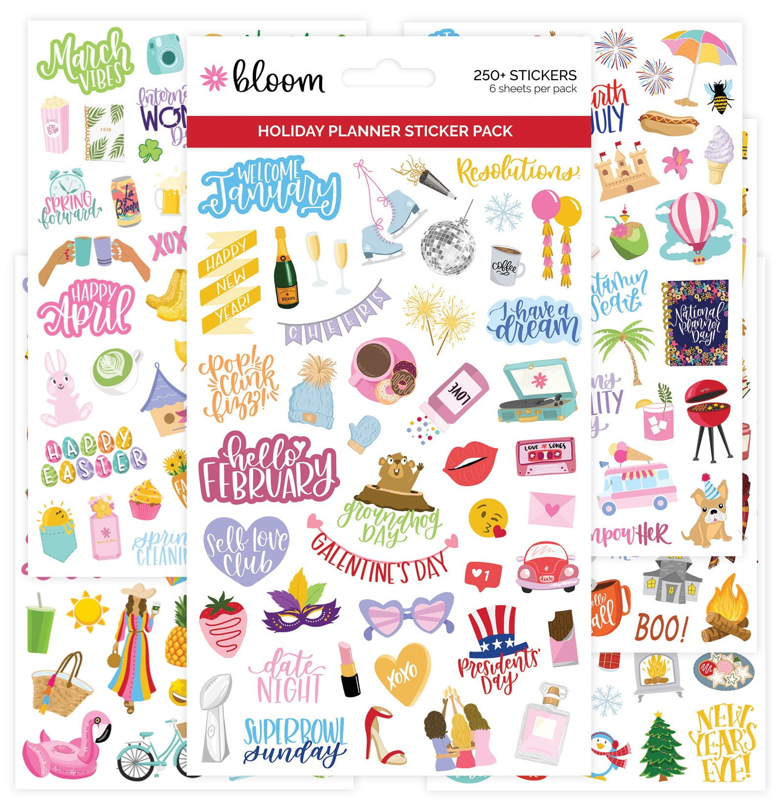 Vintage Holiday Sticker Pack by bloom daily planners®