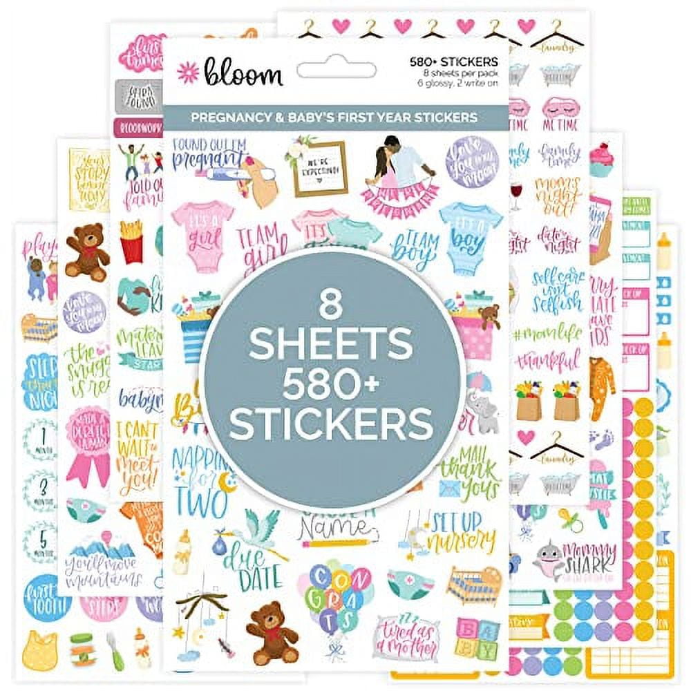 Bloom Daily Planners New Pregnancy & Baby's First Year Planner Sticker