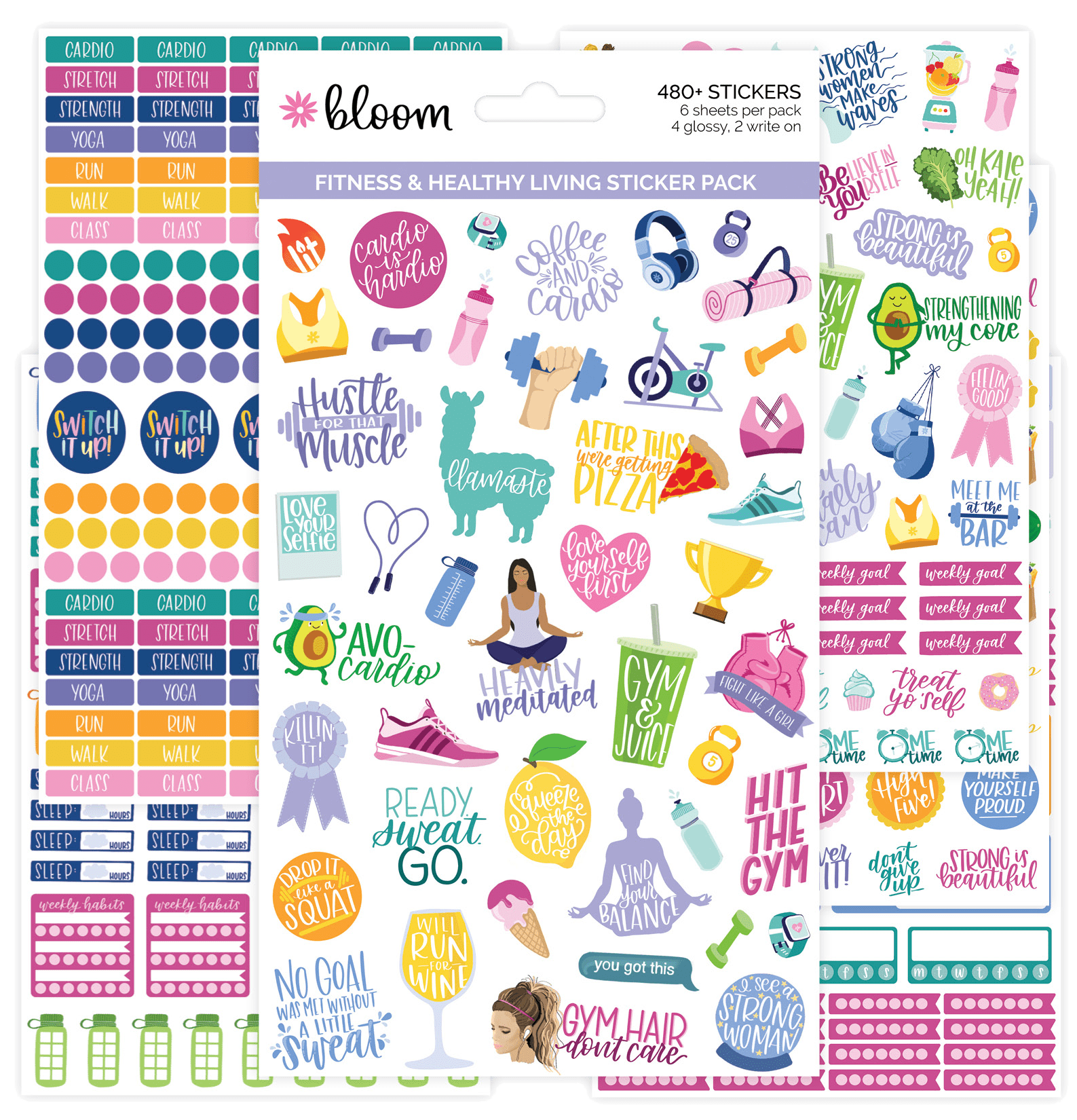 Value Pack 40 Sheets/2682 Planner Stickers for Adults Any Activity