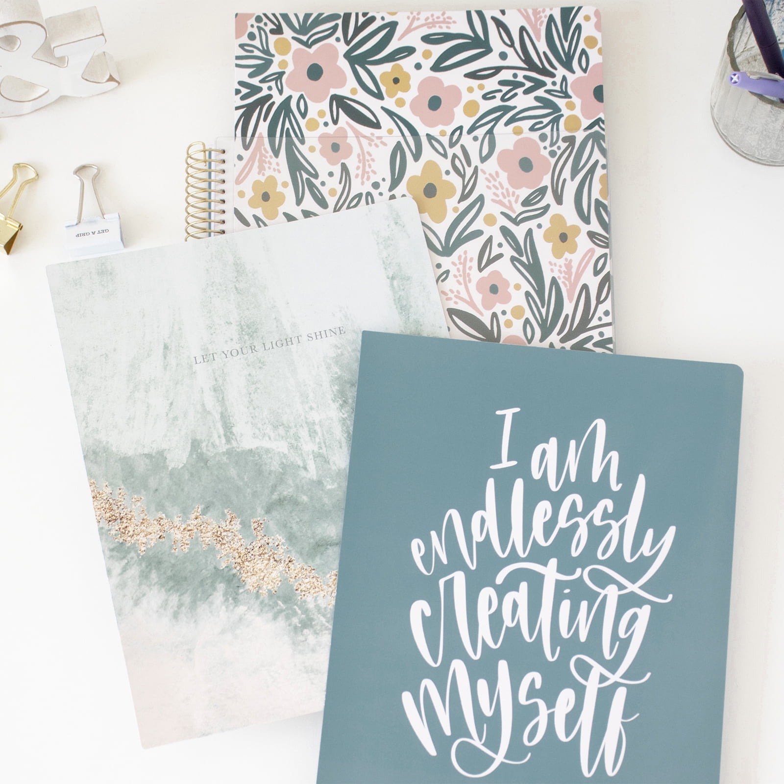 bloom daily planners Ultimate Planner & Calendar, Interchangeable Cover, 9" x 11"