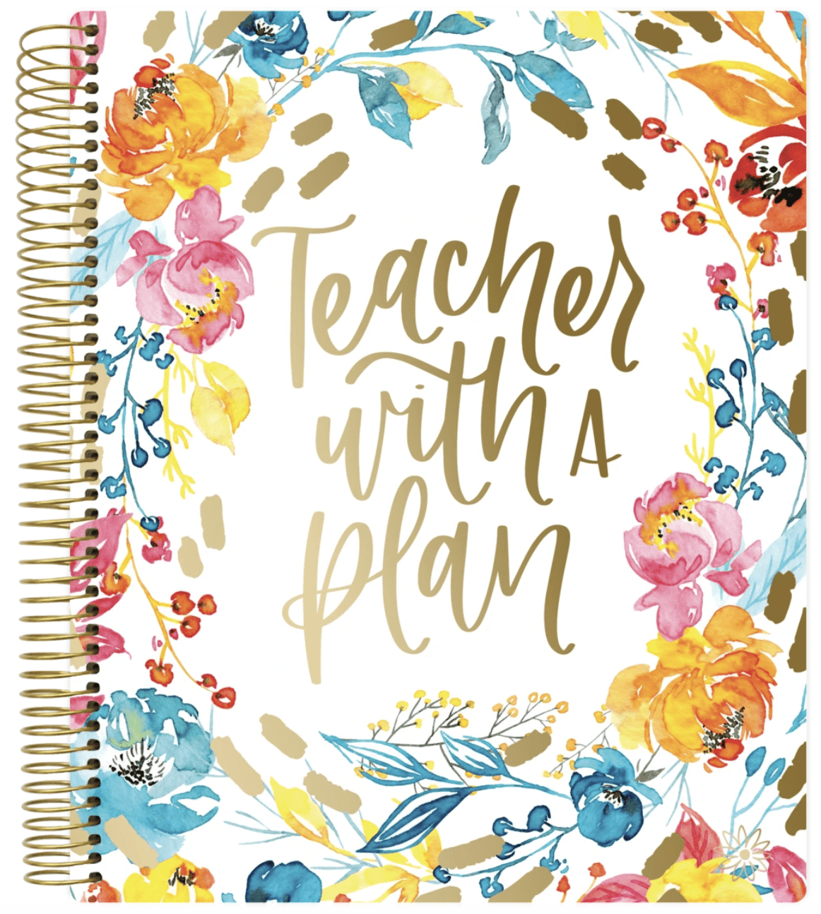 bloom daily planners Undated Teacher Planner & Calendar, Teacher with A