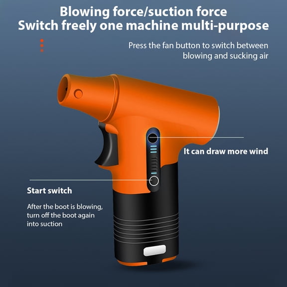 blower,Cars Computers Air Cars 130000rpm Turbo Suction Dual-purpose Compressed Air Removal Blower Fan And Computers Built-in Turbo Fan Portable Handheld Blower Portable And Suction