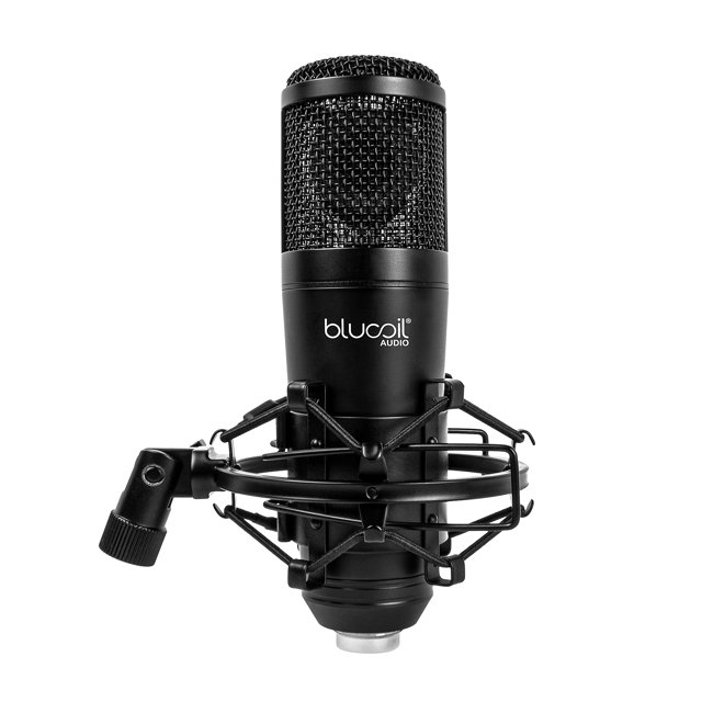 blucoil Cardioid Condenser Studio XLR Microphone for Voiceovers