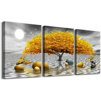 blue Abstract Canvas art Prints Wall Art Paintings for Living Room family kitchen Bedroom bathroom Wall decor modern Wall Artworks mountain Pictures Vintage wood grain 3 Piece Home Decoration posters