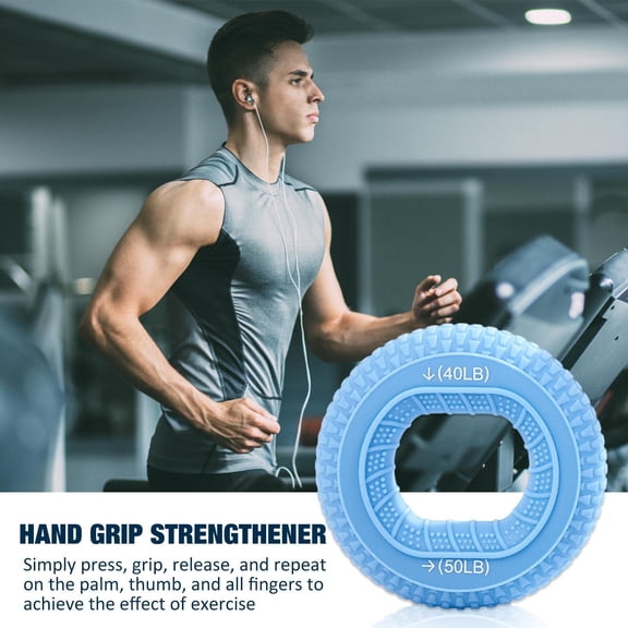 (blue)Hand Grip Strength Trainer Resistance Levels, Stress Relief Exercise Balls for Adults & Kids, Ideal for Physical Therapy, Carpal Tunnel, Arthritis