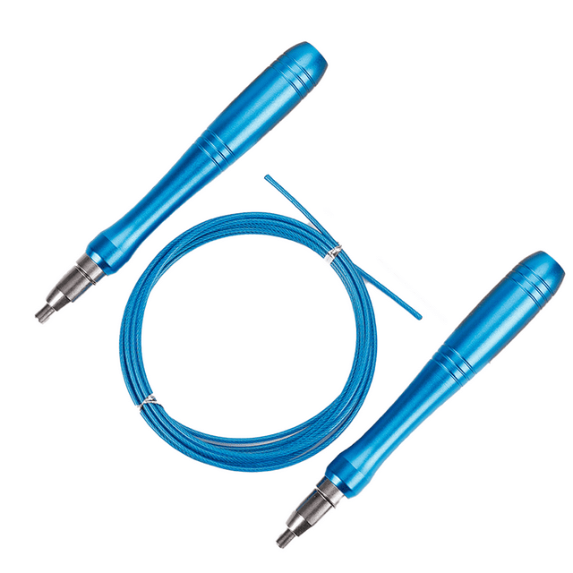 blue SpeedSkipping Rope for FitnessAdjustable Cables , Crossfit