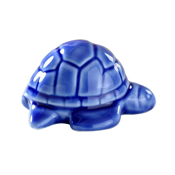 blue Turtle Ceramic Toilet Bolt Cover Ornament Blue Bathroom Decoration Lid Cap Hide Screw Home Decor