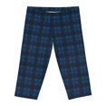 thumbnail image 1 of blue checkers Women's Capri Leggings, 1 of 4