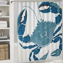 blue crab Bathroom shower curtain beautiful pattern printed shower curtain Home Sweet Home Waterproof Fabric Shower Curtain Bathtub Decor with Hooks