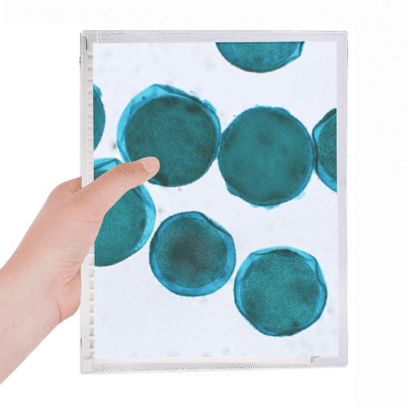 blue creature cell picture pattern notebook loose diary refillable journal statiry