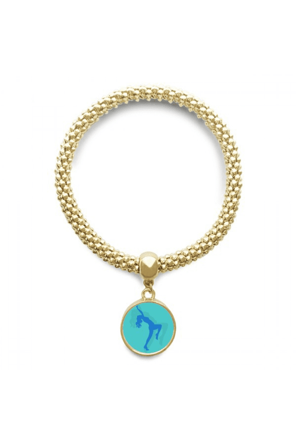 blue dances plump girl en bracelet round pendant jewelry chain