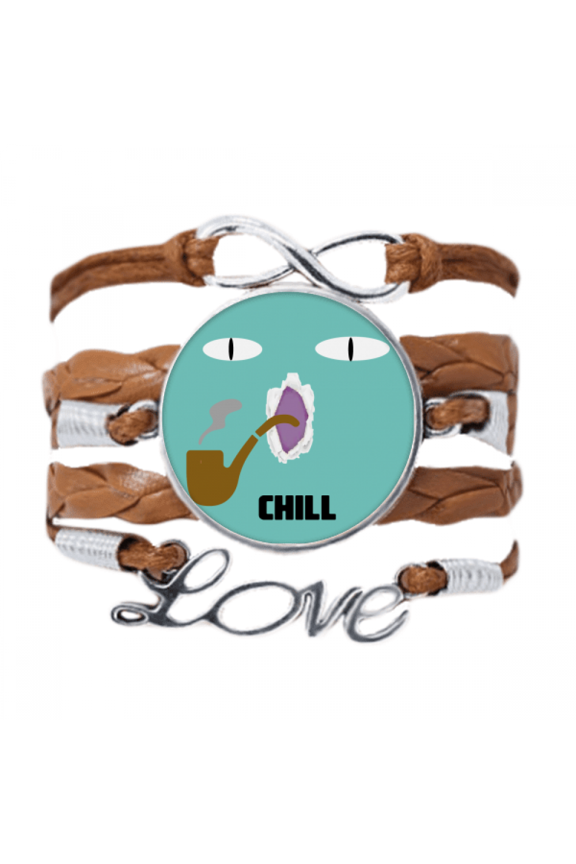 blue emotion chill smoke cat bracelet chain ornament wristband