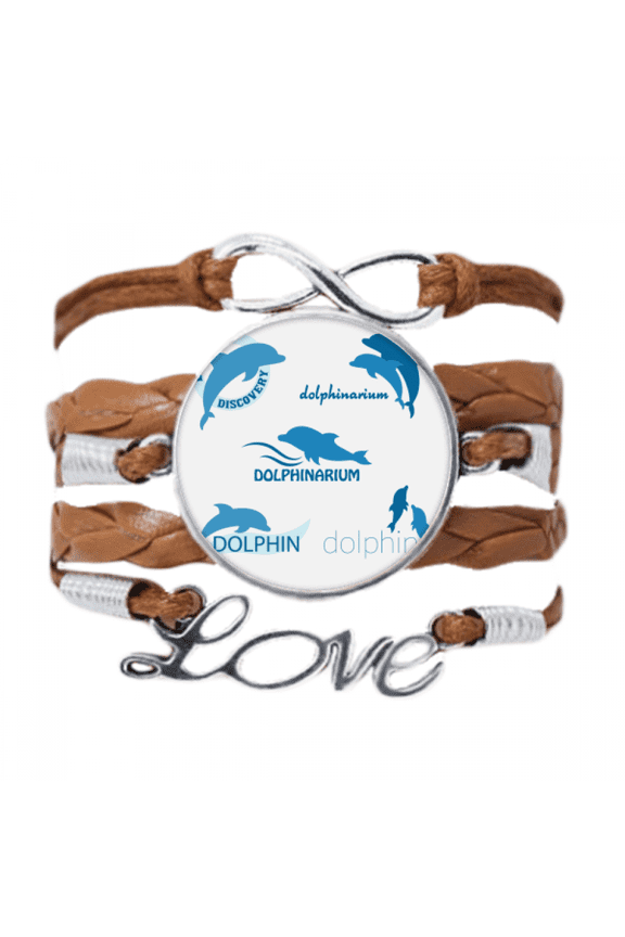 blue ocean dolphin biology bracelet love chain ornament wristband