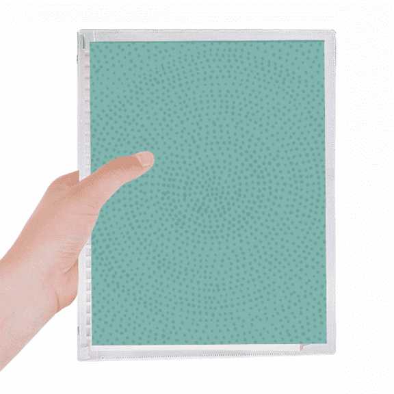 blue patterns dotted lines notebook loose diary refillable journal statiry