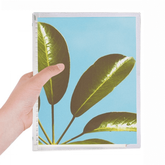 blue picture nature notebook loose diary refillable journal statiry