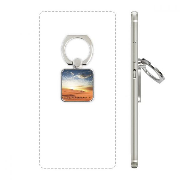 blue sky journey silk road camel desert square cell ph  stand holder bracket universal support