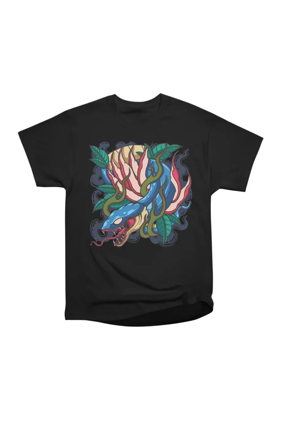 blue snake T-Shirt Tee Gift For Him Merch For Her Apparel For Friend