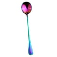 blue stainless steel spoon kitchen cutlery