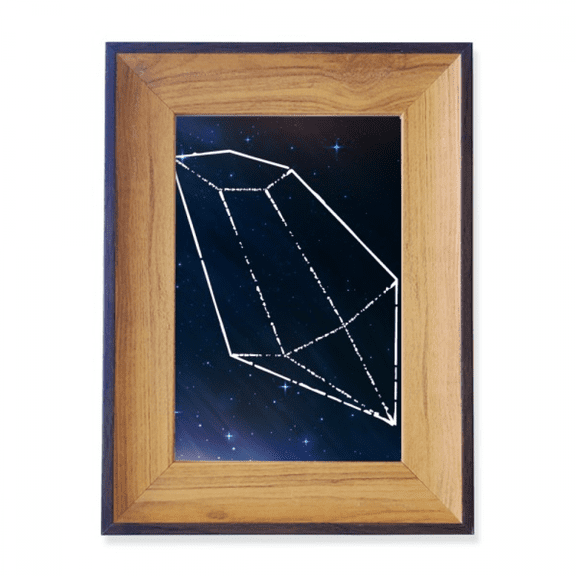 blue star crystal universe fantasy photo frame exhibition display art desktop painting