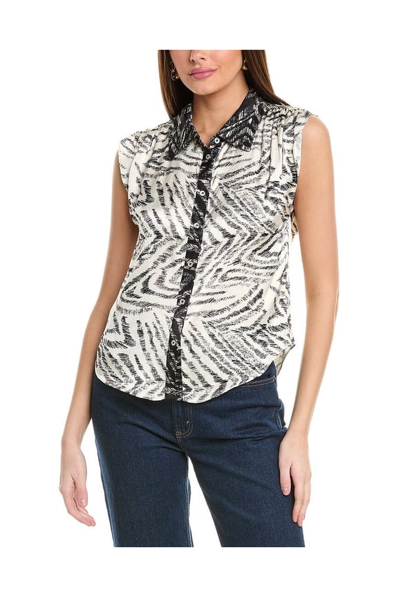 womens Evie Top, s, Black