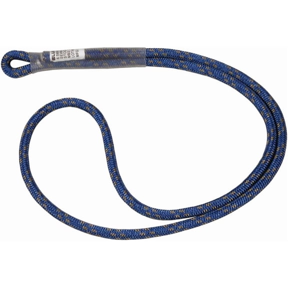 Bluewater Dynamic Prusik Cord 8mm - Sewn Loop Blue 18"