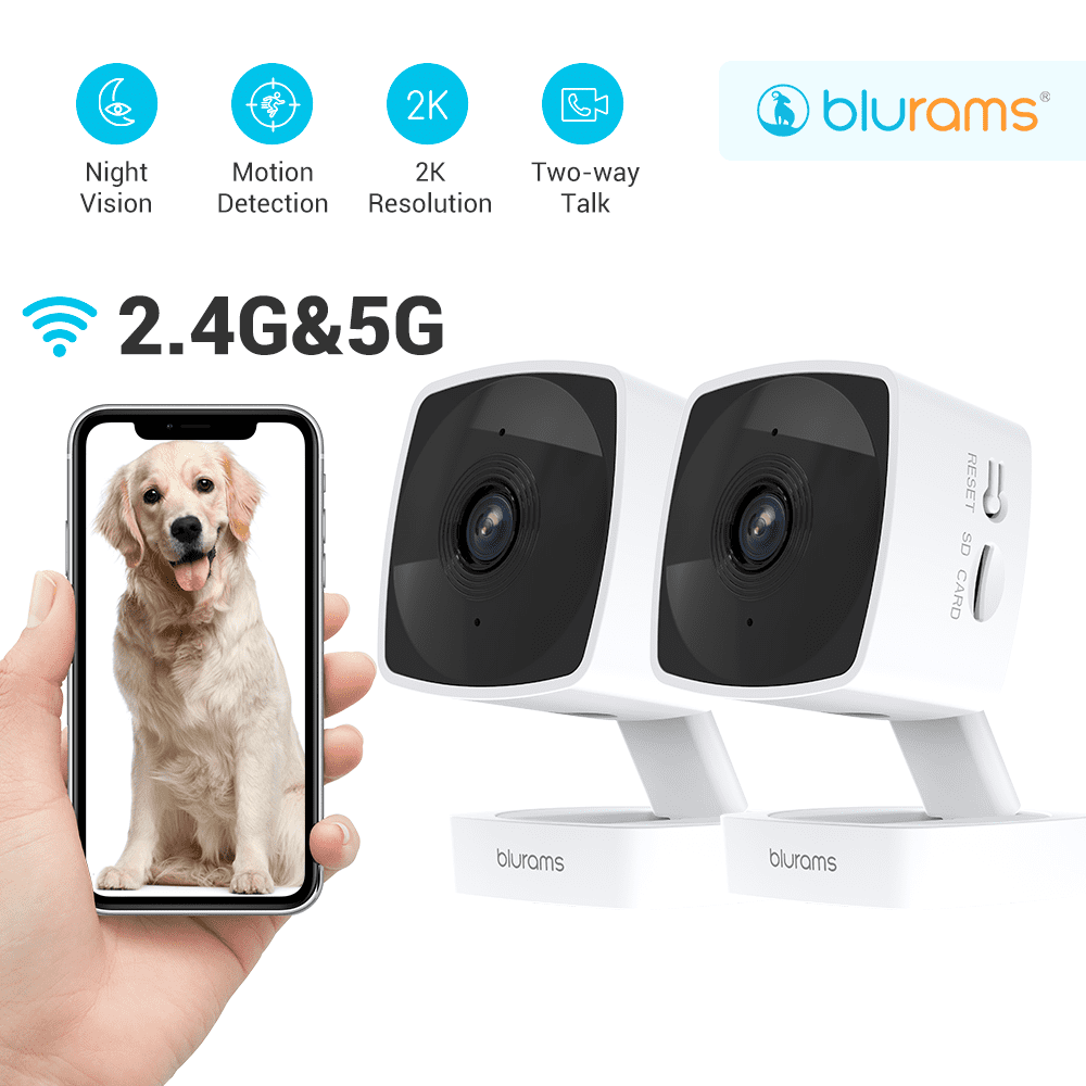 Security Cameras Wireless Outdoor Alexa Devices Blurams 2K Outdoor