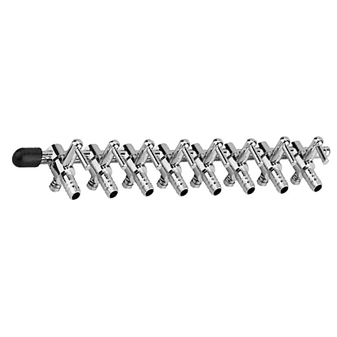 bnafes Aquarium Air Valve 8 Way Inline Manifold Air Flow Pump Tubing