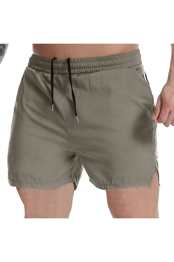 Mens Shorts Bodybuilding Muscle Shorts Men Stretch Oversize Boys Hawaiian Vacation Half Pants