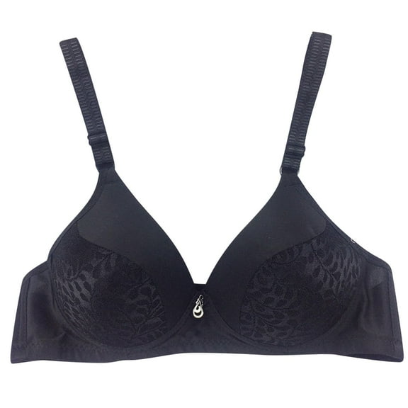 bnaln Push Up Bras for Women Sexy Lace Brassiere Deep V Neck Inbarely Bra Gathering Cup Bralettes Together Lingerie One-Piece Everyday Underwear