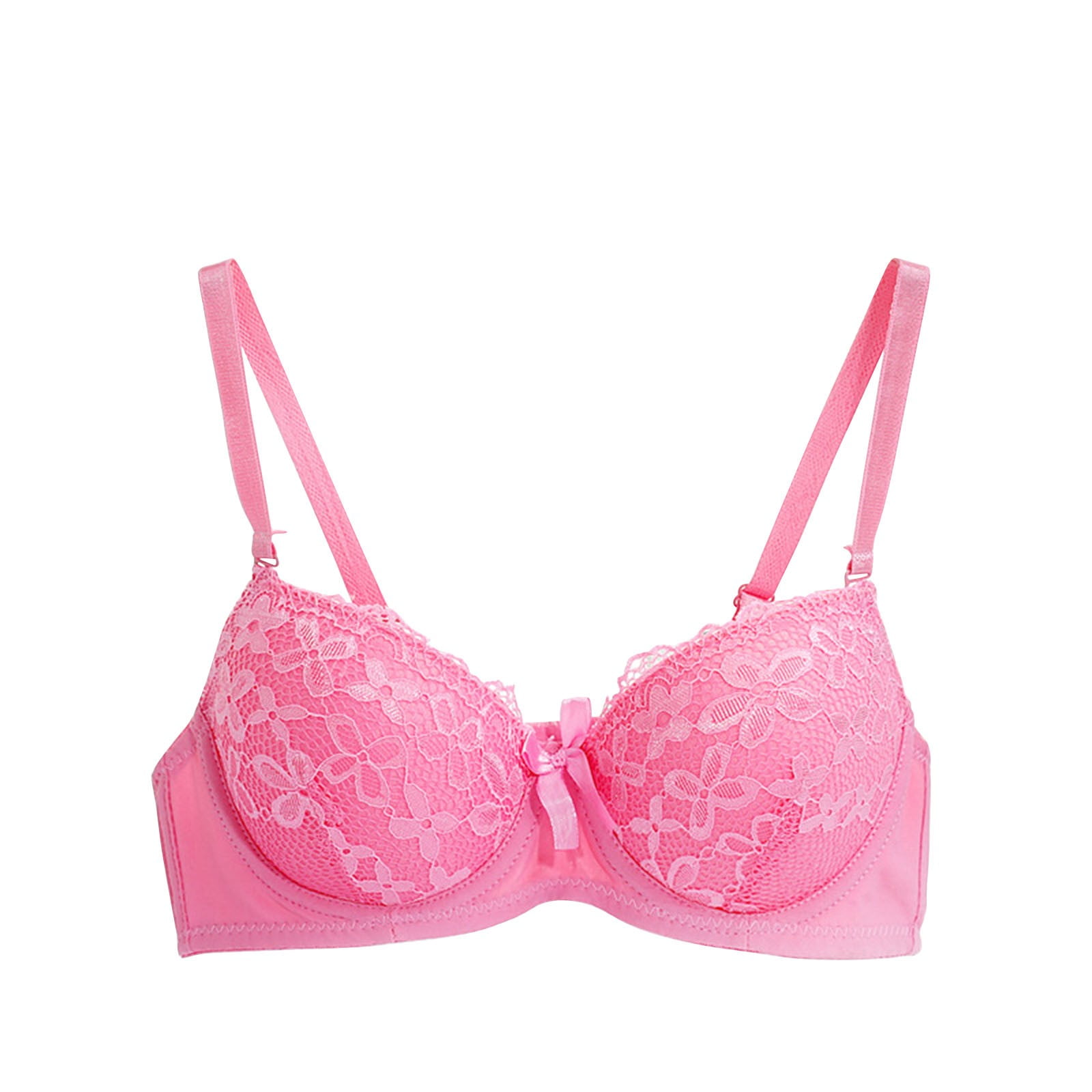 bnaln Women's Lace Bra Full Coverage Floral Lace Underwired Bra Plus ...