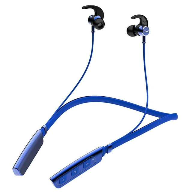 boAt Rockerz 235V2 Bluetooth Wireless In Ear Earphones With Mic With Asap Charge Technology, V5.0, Call Vibration Alert, Magnetic Eartips And Ipx5 Water & Sweat Resistance (Blue)