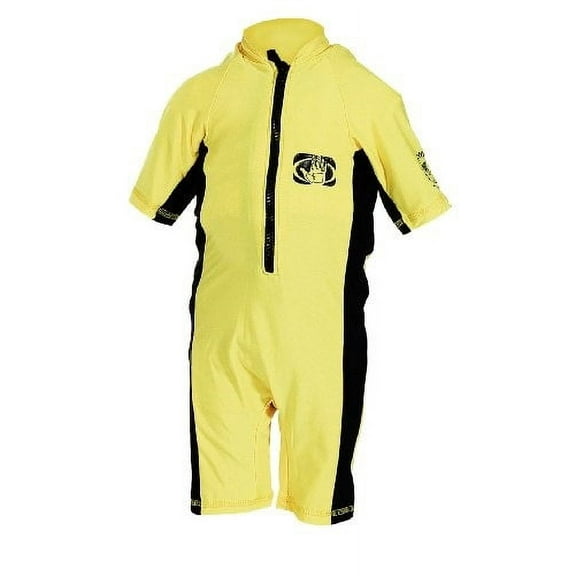 body glove pro 2 lycra childs springsuit (yellow/black, small)