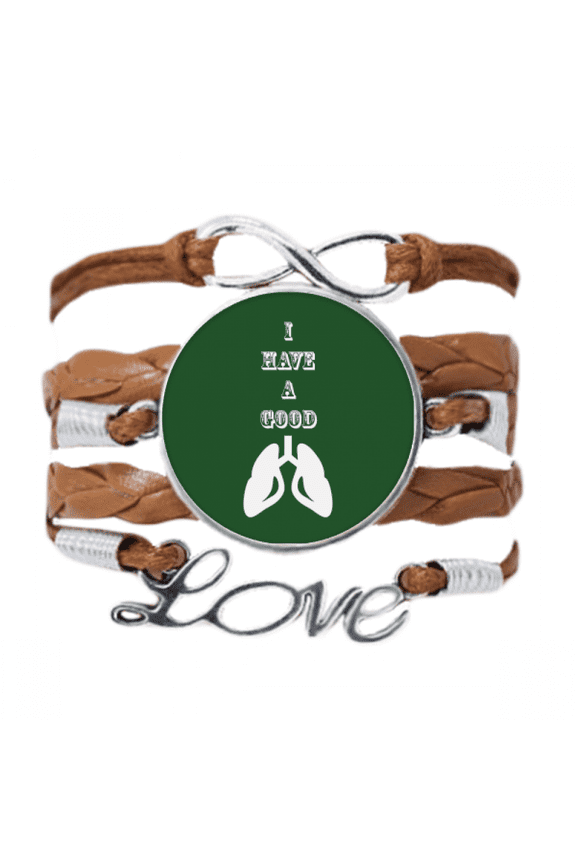 body lungs breathing lucky bracelet chain ornament wristband