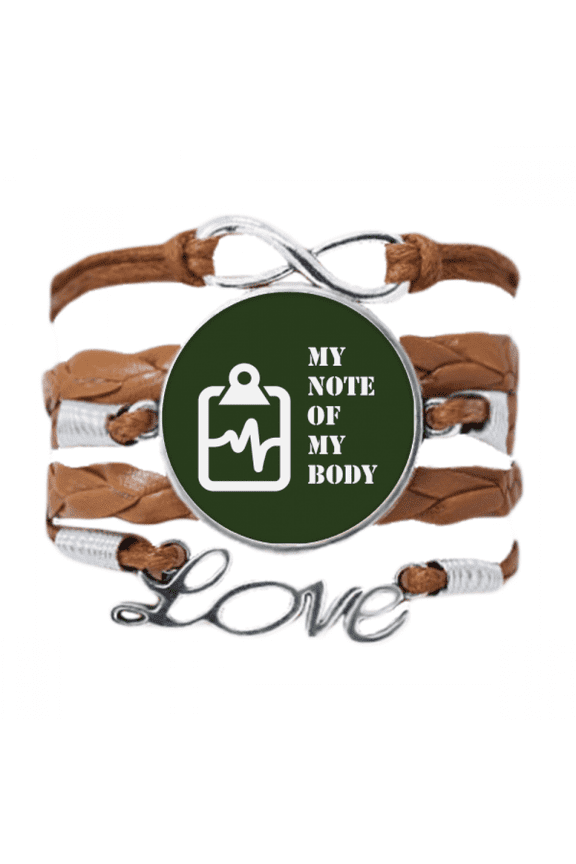 body record balance fluctuation notebook bracelet chain ornament wristband