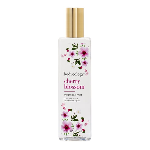 bodycology Cherry Blossom Body Spray for Women, 8 Oz - 2 Pack