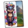 thumbnail image 1 of boho-Tasmanian-Devil-with-flowers Phone Case, Designed for Samsung Galaxy Note 20 5G Case Soft Silicon for women girls boys wife gift,Shockproof Phone Cover, 1 of 1